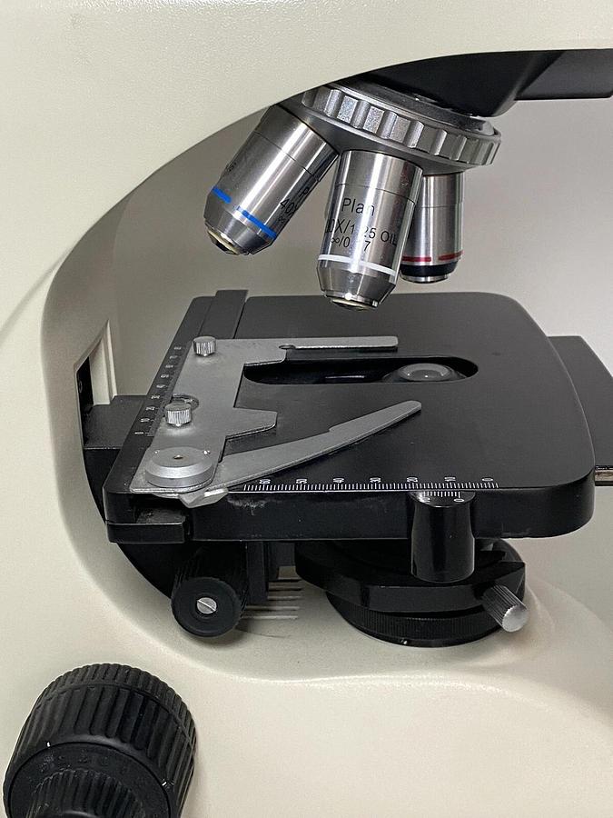 Used Seiler Microlux IV LED Compound Microscope With Objectives