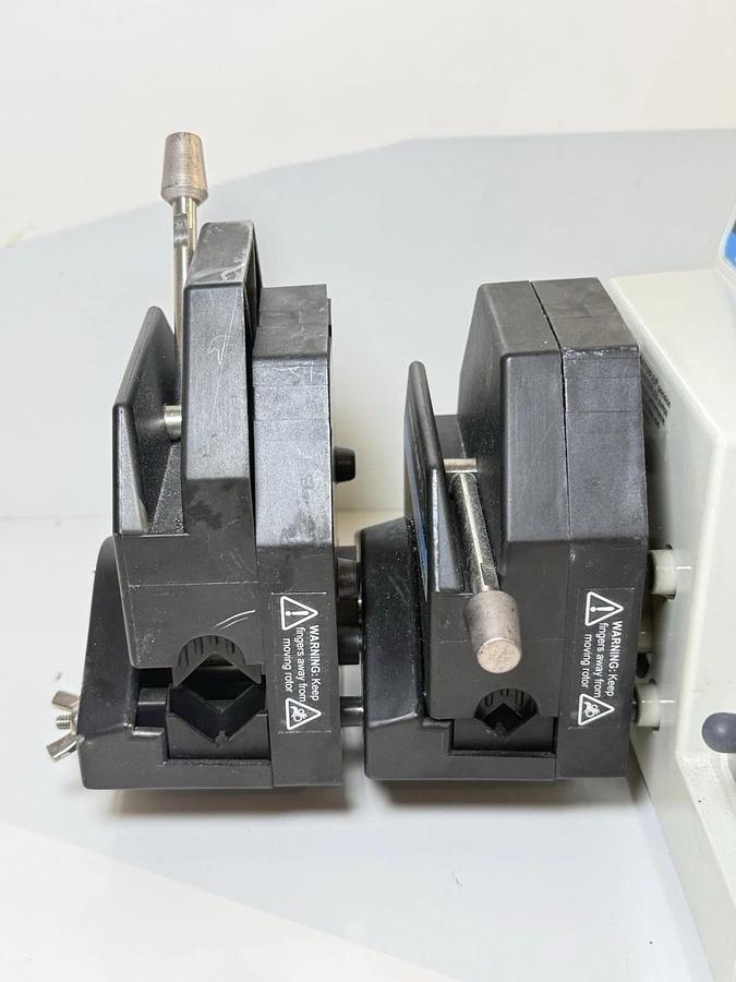 Used Masterflex L/S Console Drive 7520-60 with 2 x Easy-Load II Pump Heads 77200-52