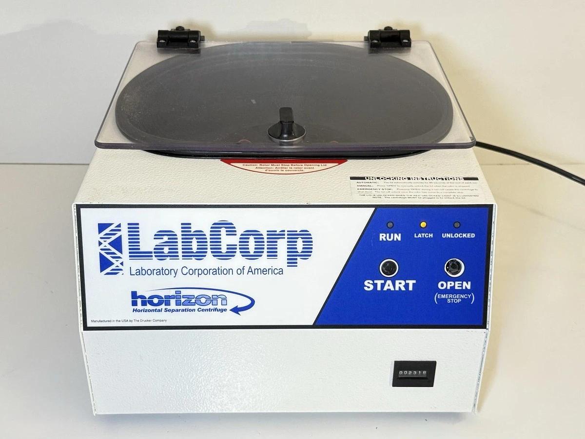 Used Druker LabCorp Horizon Horizontal Separation Centrifuge 643