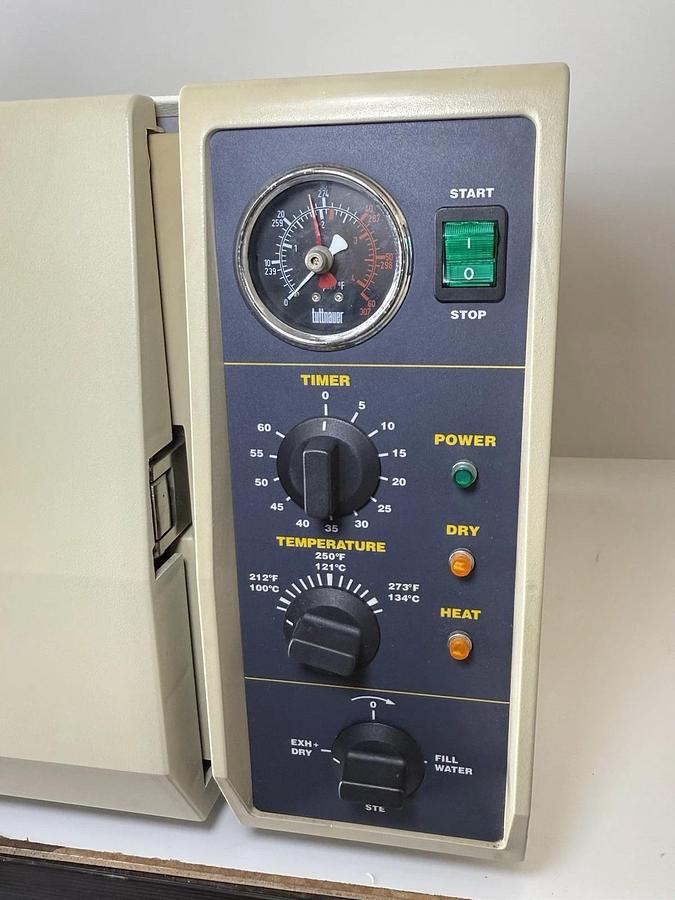 Used Tuttnauer 2340M Manual Autoclave Steam Sterilizer – 19L Chamber, Benchtop