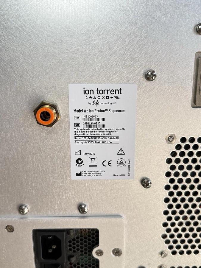 Used Life Technologies - Ion Torrent Proton Semiconductor Sequencer INS1005663