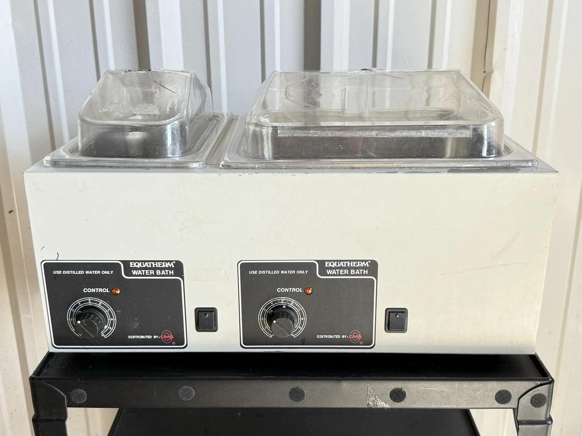 Used Lab-Line Instruments Inc - Equatherm Dual Digital Water Bath Model: 299-730