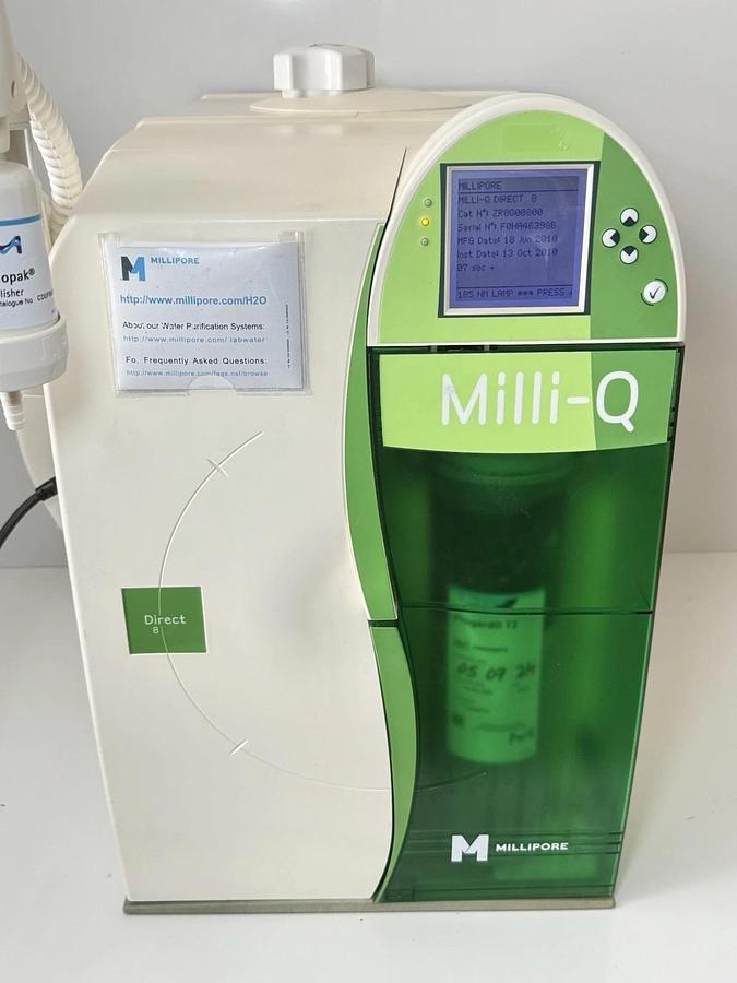 Used Millipore Milli-Q Direct 8 Water Purification System ZROQ00800