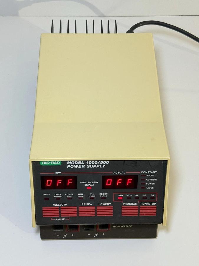 Used Bio-Rad Power Supply 1000/500 For Electrophoresis