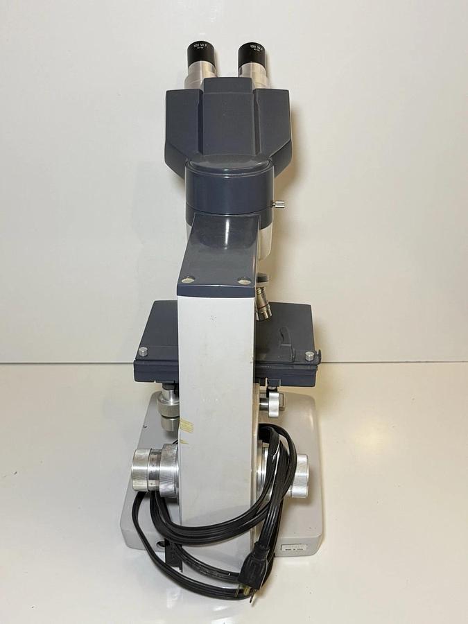 Used AO American Optical One Ten Microstar Lab Binocular Microscope w/ 4 Objectives