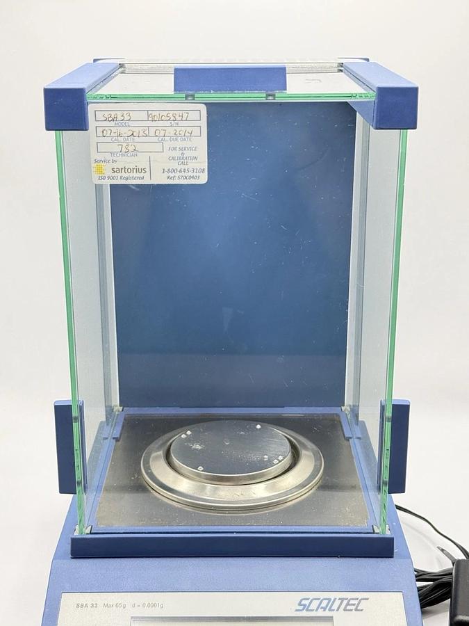 Used SCALTEC Instruments SBA 33 Digital Laboratory Scale Balance