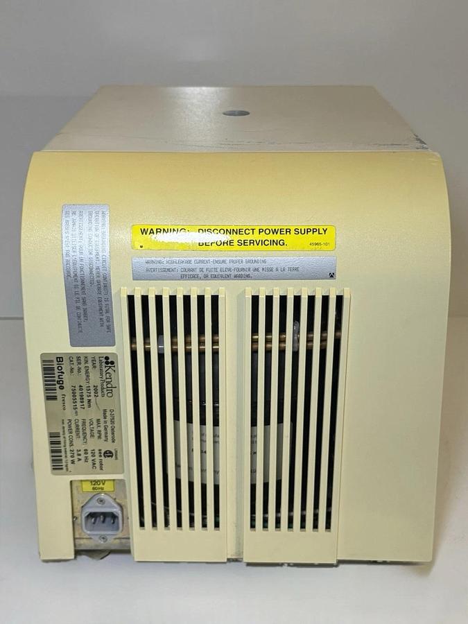 Used Heraeus Kendro Biofuge Fresco Centrifuge 75005515 (D-37520 Osterode) Year: 2002