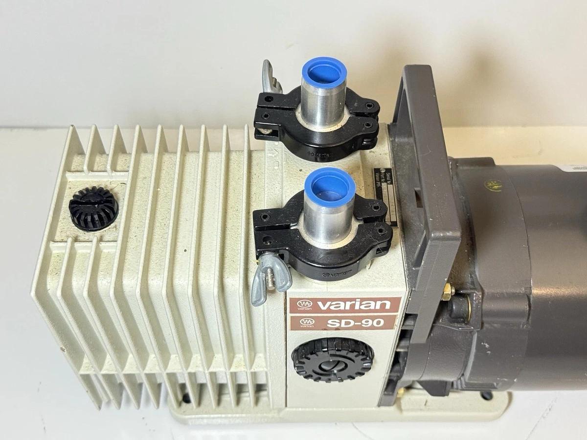 Used Varian SD-90 Dual Stage Rotary Vane Vacuum Pump