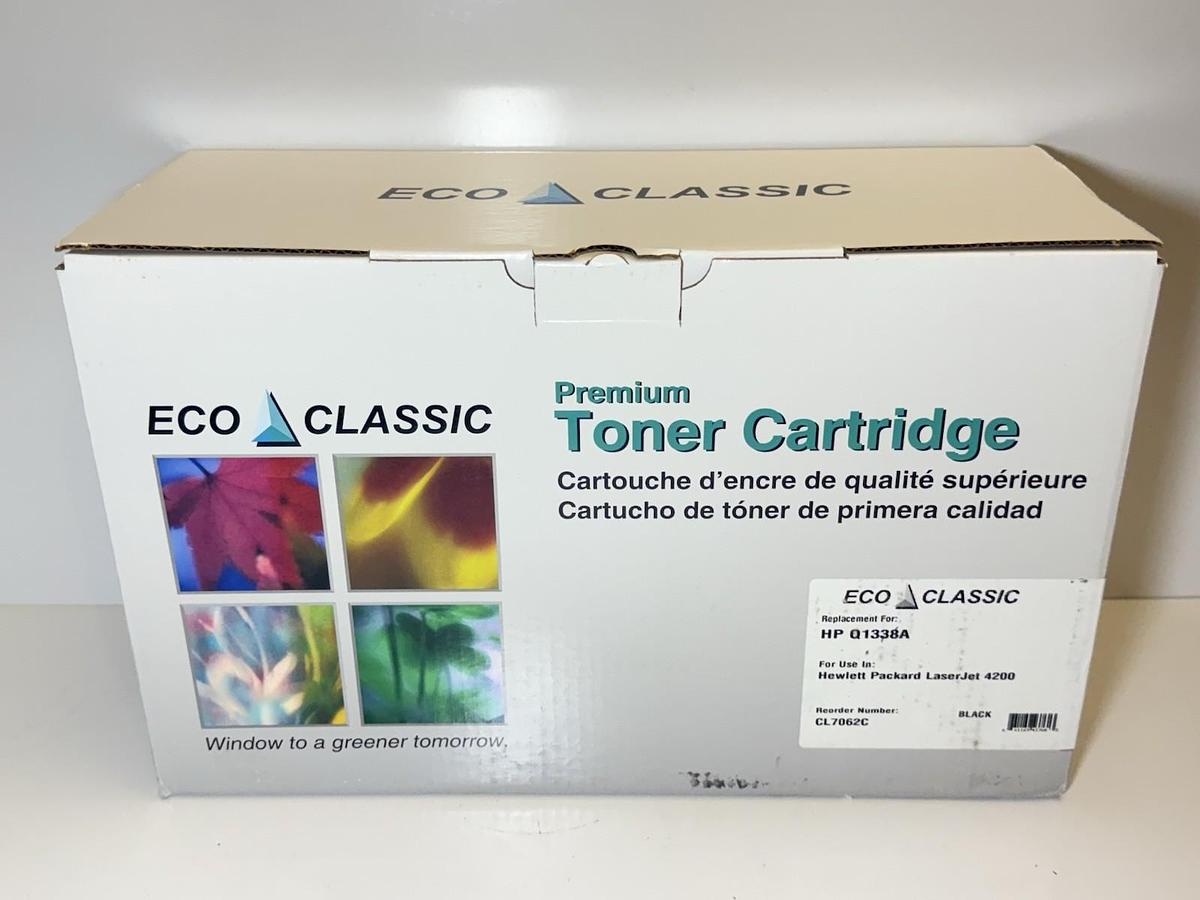 Used Eco Classic Black Toner Cartridge CL7062C (HP Q1338A) Hewlett Packard LaserJet