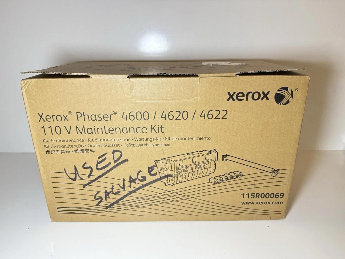 Used Genuine Xerox 115R00069 110V Fuser Maintenance Kit, Phaser 4600/4620/4622 95205764666