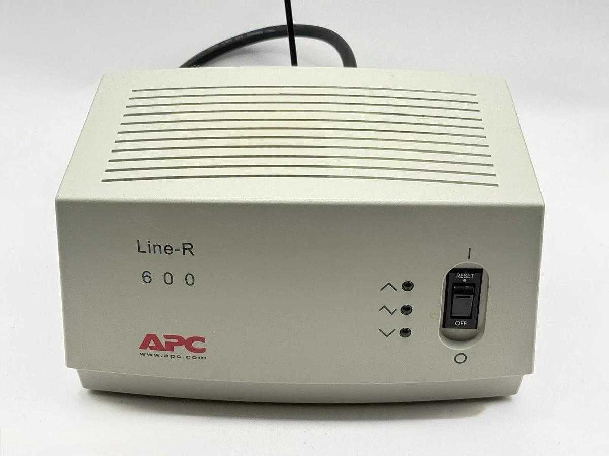 Used APC Line -R 600 Automatic Voltage Regulator 4 Outlets LE600