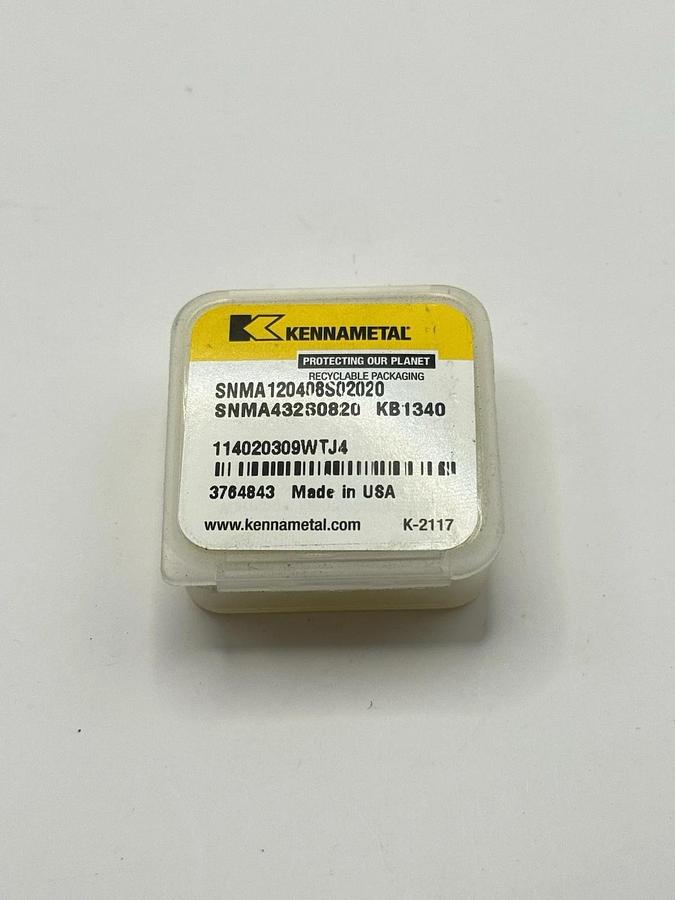 Used New KENNAMETAL SNMA432S0820 KB1340 Solid CBN Turning Insert SNMA120408S02020