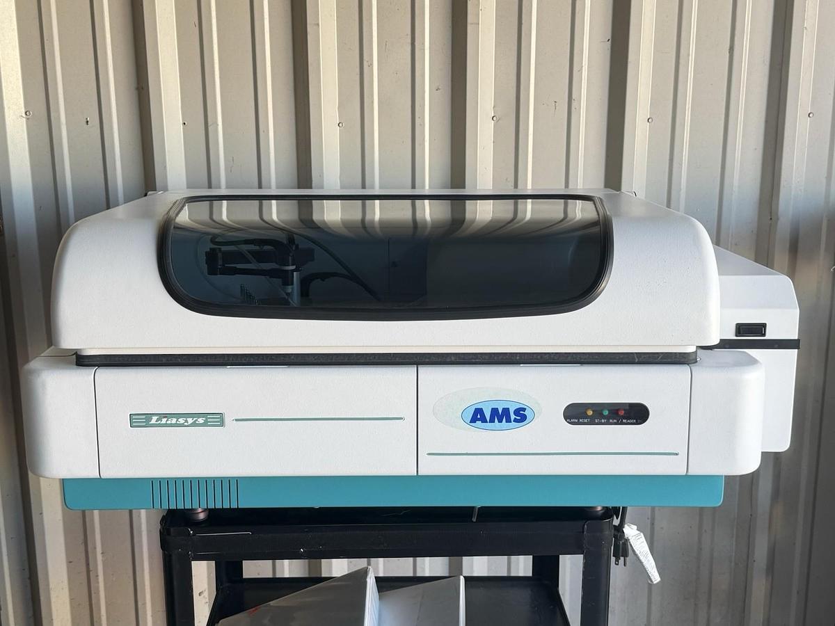 Used LIASYS AMS Chemistry Analyzer Medical System with manuals
