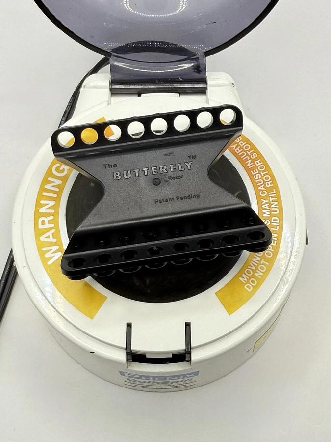 Used Phenix Research QuickSpin Micro Centrifuge IR 16 Slots Butterfly Rotor 110V
