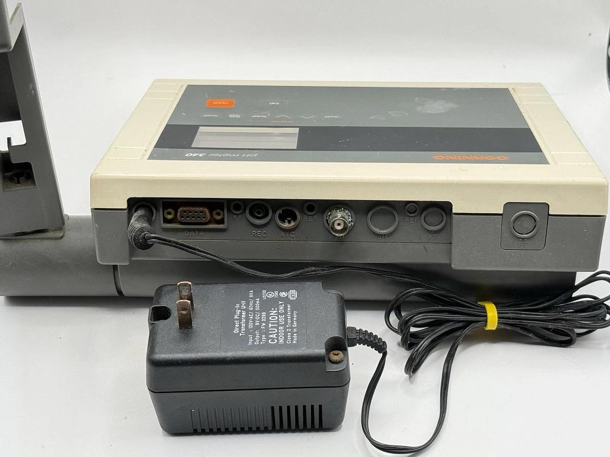 Used Corning Model 340 Laboratory Lab pH Meter Measurement Device