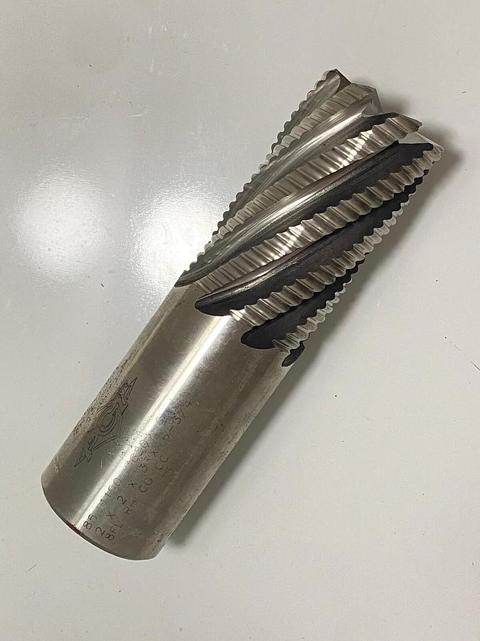 Used PCT Precision Cutting Tools - Roughing End Mill 85-1150-36201-6 8FL RH CO CC