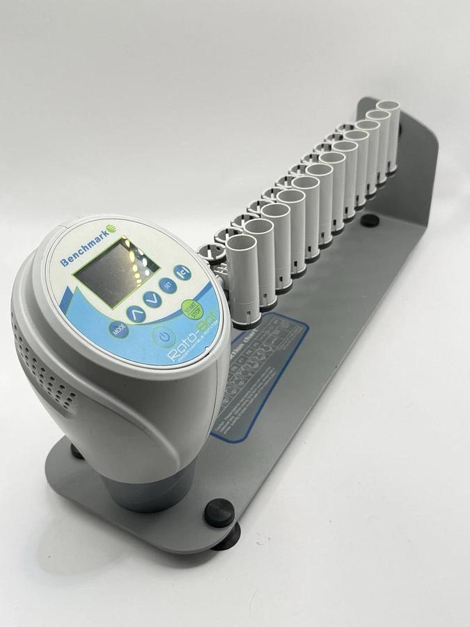 Used Benchmark Scientific R4045 RotoBot Programmable Rotator with Tube Holder