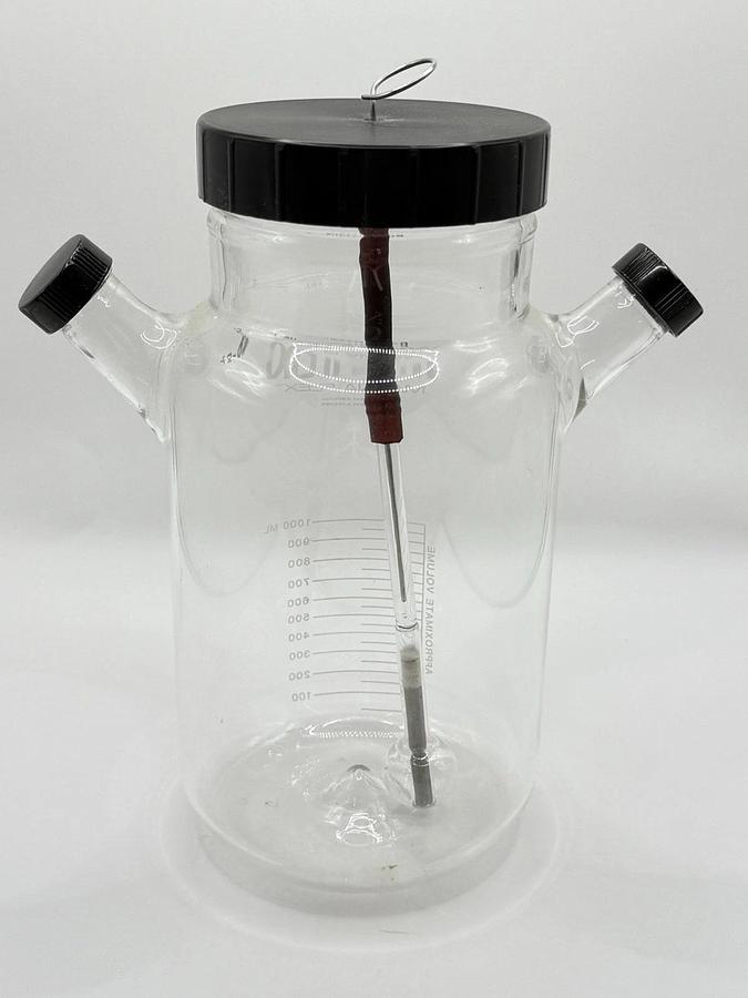 Used WHEATON 1000ml MAGNA FLEX™ Microcarrier Spinner Lab Glass Flask 3.854.704
