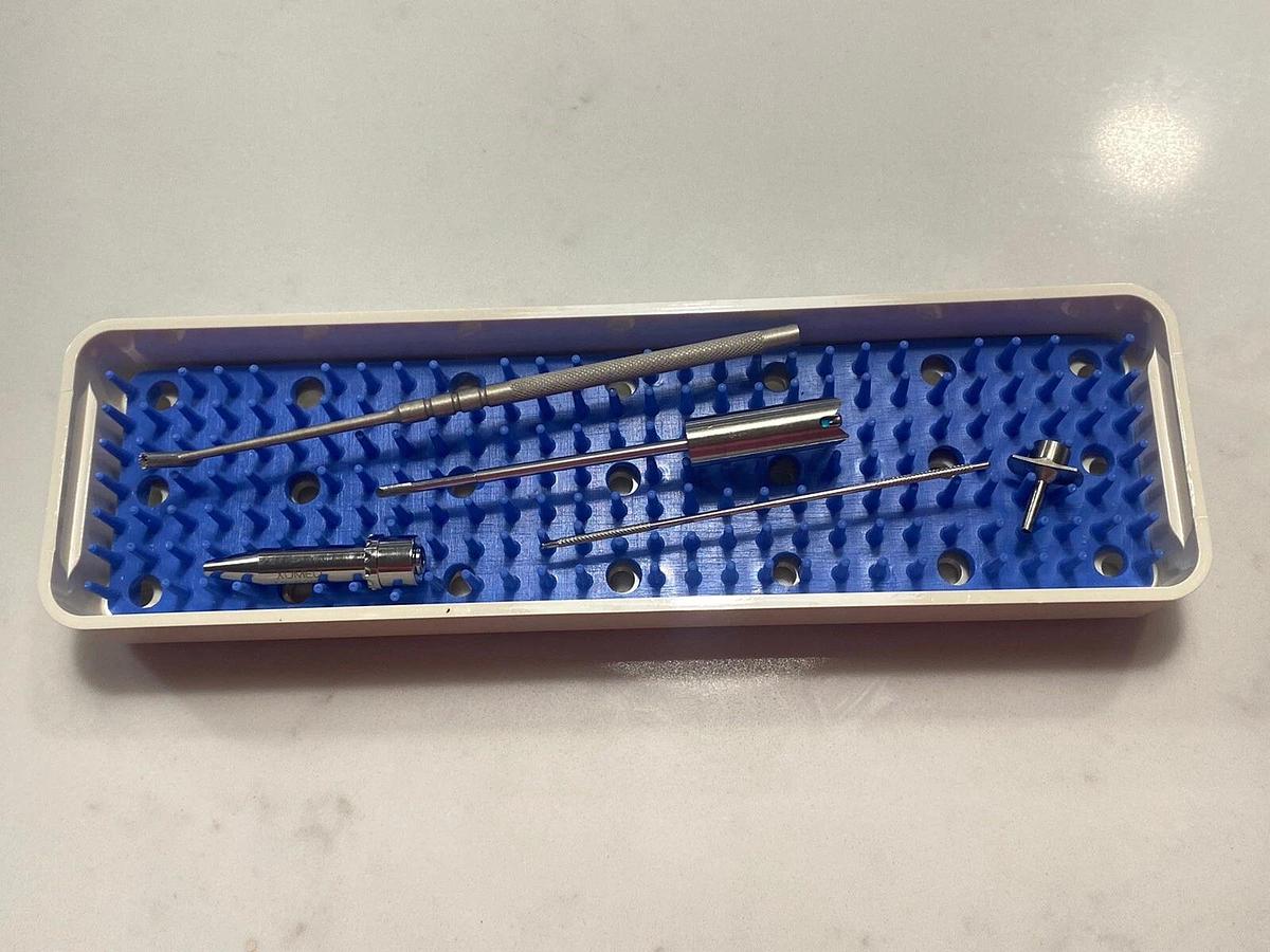 Used Medtronic Xomed - Stainless Steel Instruments (5pcs) 18-92001, 18-82900 W/ Case