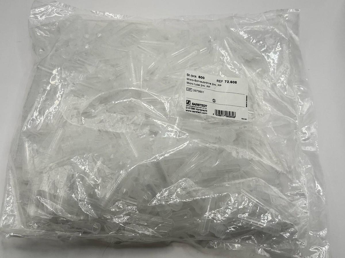 SARSTEDT 72.608 Micro Tube 2ml PP (500 pcs.)