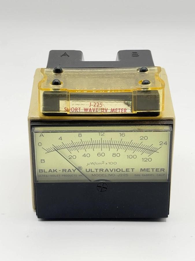 Used Blak-Ray UVP Shortwave Ultraviolet Measuring Meter Part J-225