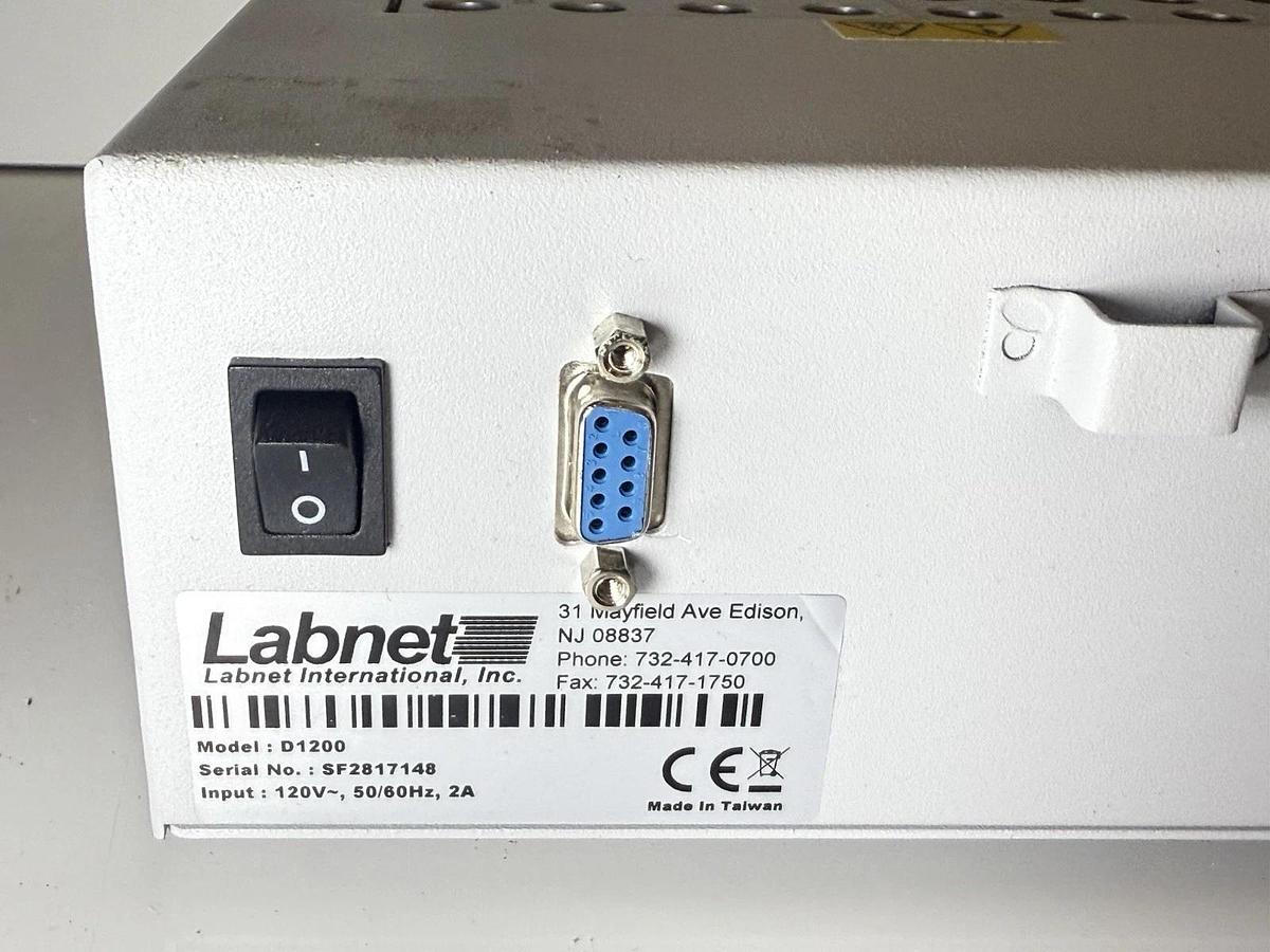Used Labnet D1200 AccuBlock Digital Dry Bath Heated Laboratory Device