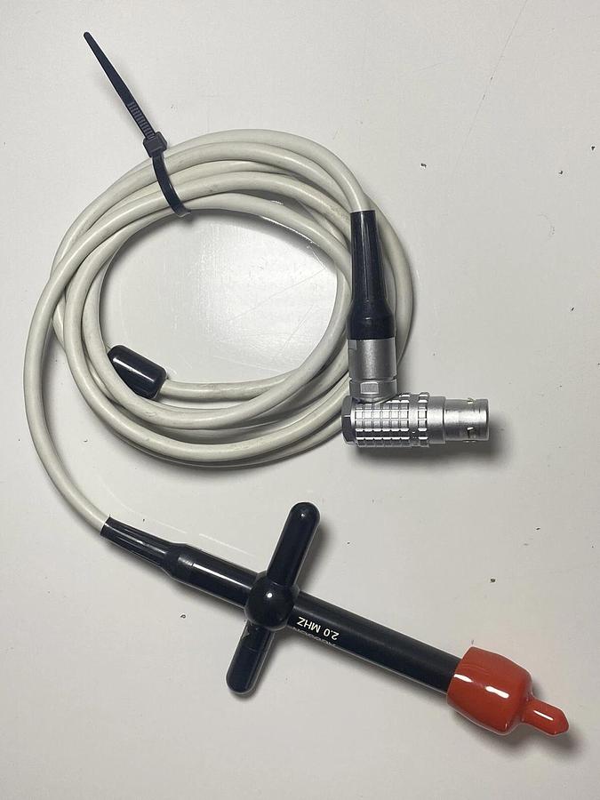 Used Siemens Acuson 2.0MHz NonImaging Ultrasound Transducer Probe