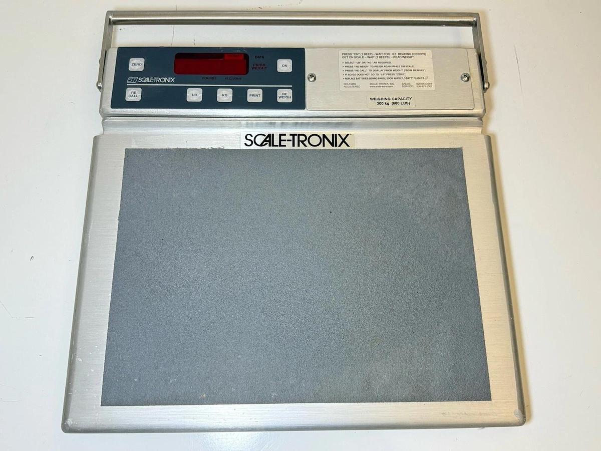 Used Welch Allyn Scale-Tronix 5125 Portable Stand-On Scale