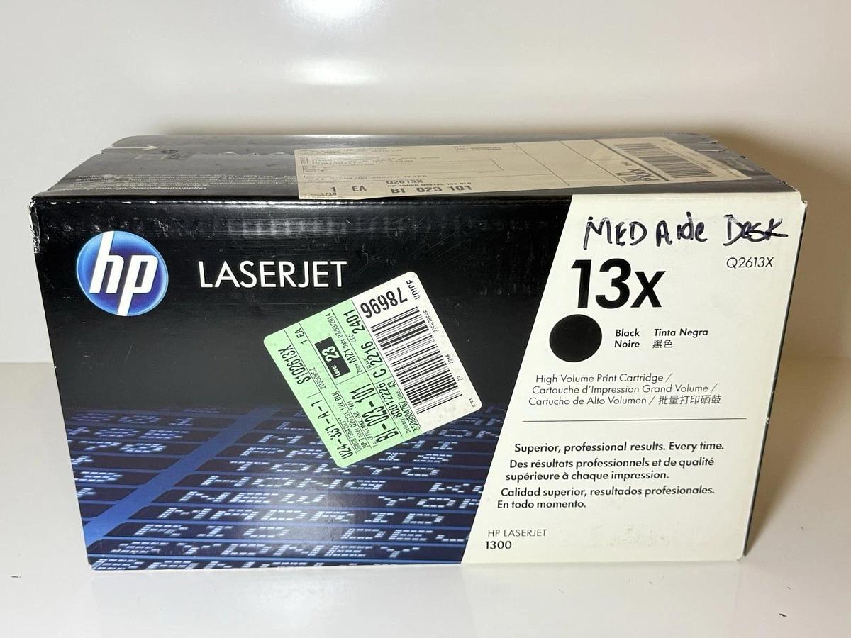 Used HP 13X Black High-Yield Toner Cartridge LaserJet 1300 (Q2613X)