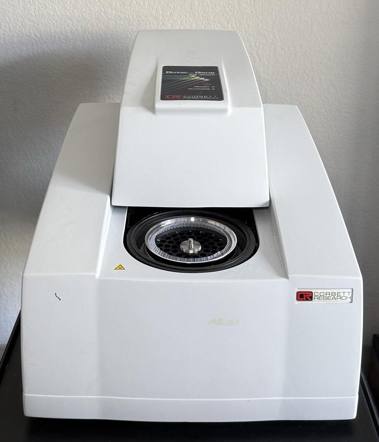 Used Corbett Research RG-3000 Rotor-Gene Real Time PCR Cycler Lab + Software manuals