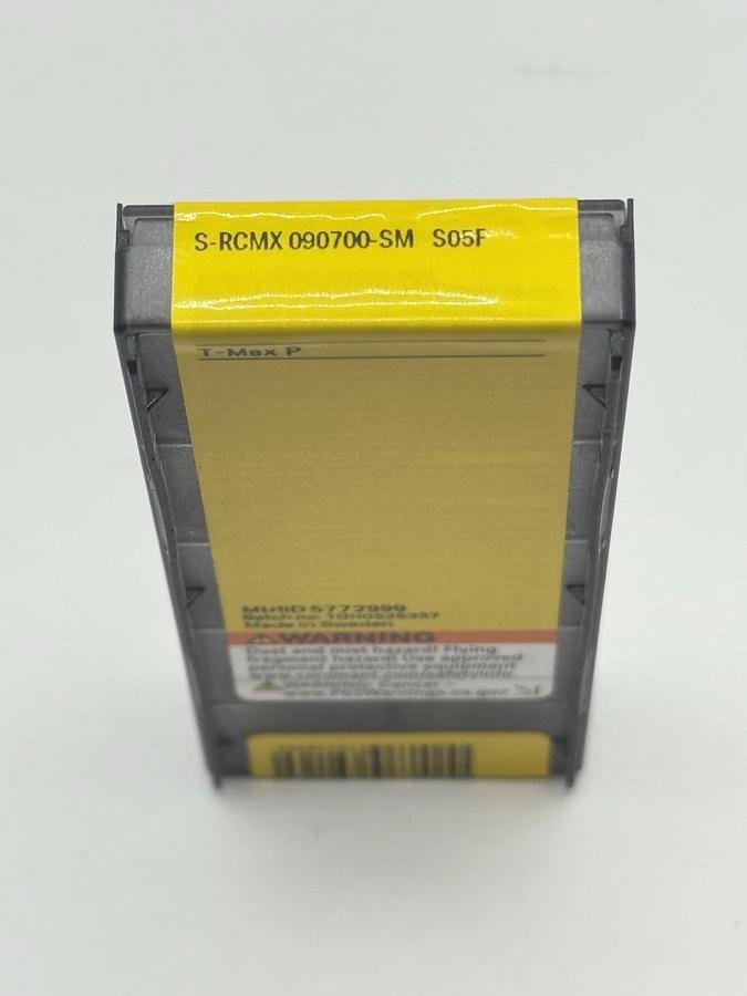Used SANDVIK Carbide Inserts S-RCMX 090700-SM Grade S05F (242A819)