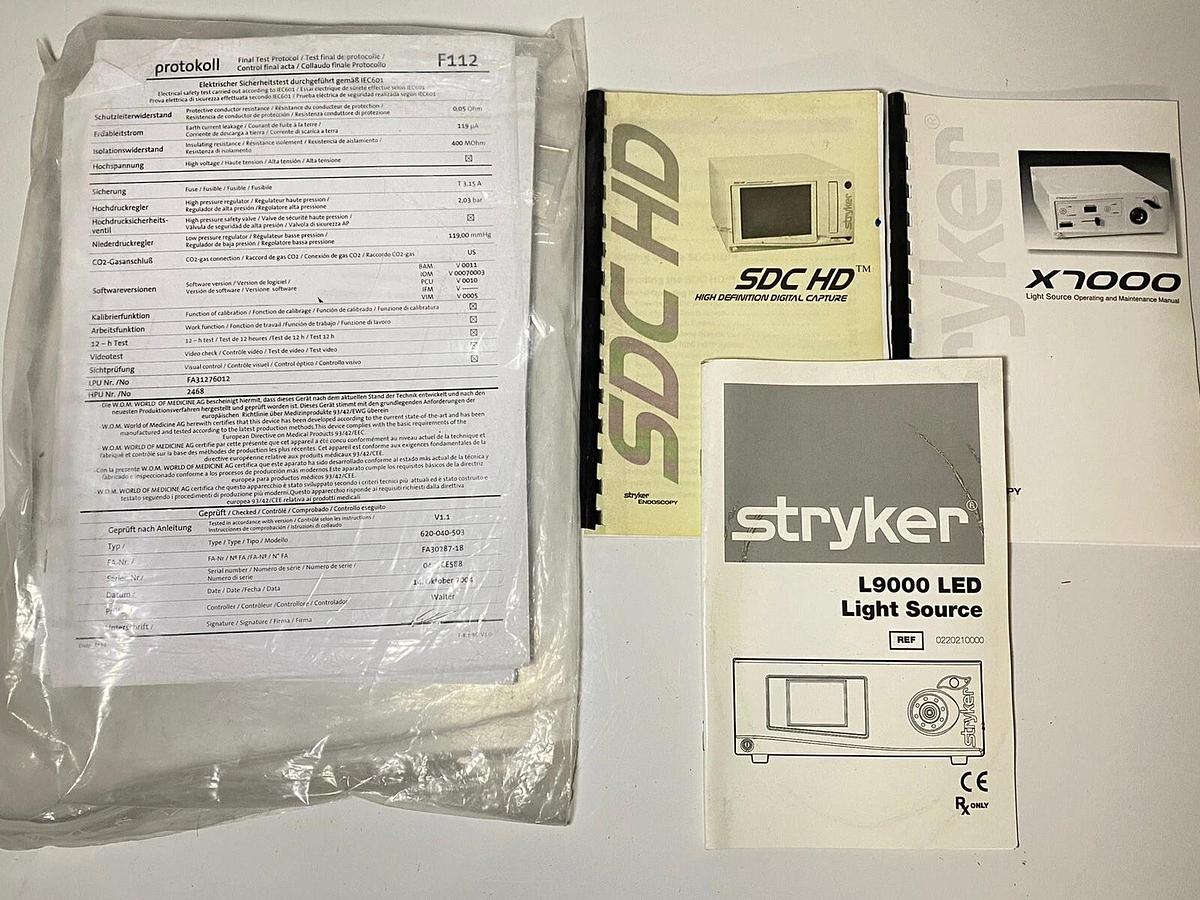 Used ACMI OL 10-0A Rigid Scope & Pacific Cable DVIIDL-2 With Accessories