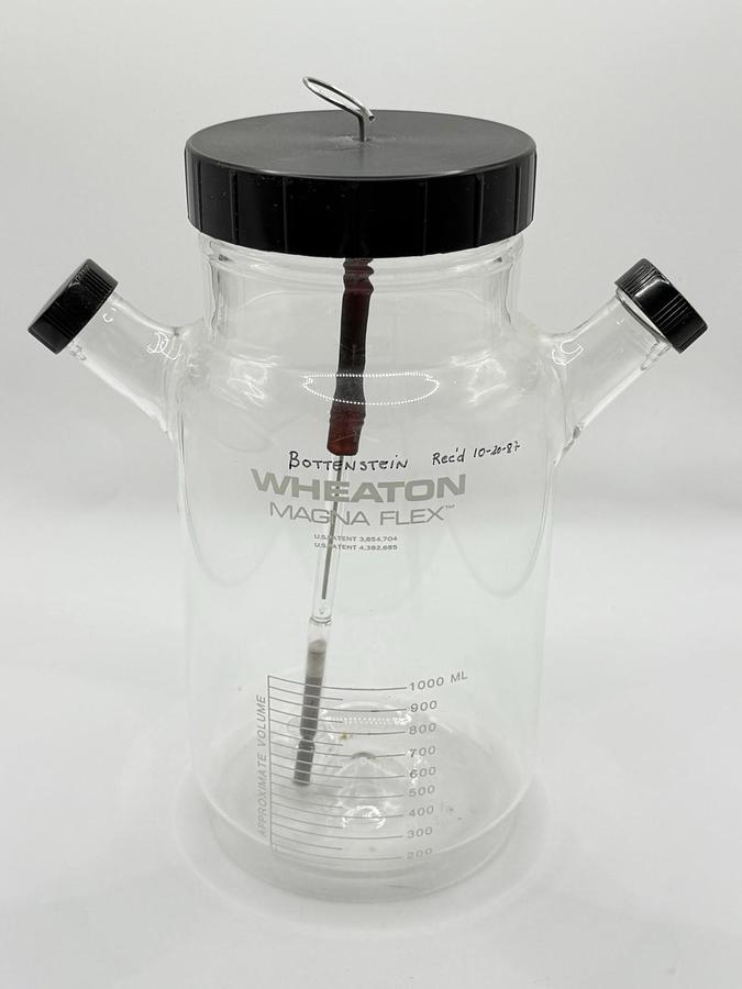 Used WHEATON 1000ml MAGNA FLEX™ Microcarrier Spinner Lab Glass Flask 3.854.704