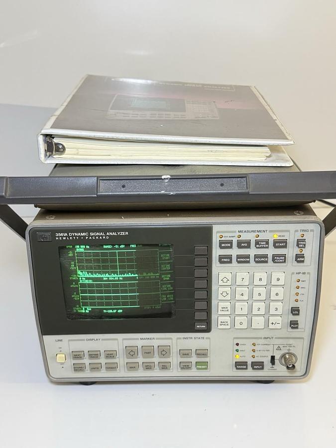Used Hewlett Packard HP 3561A Dynamic Signal Analyzer – FFT Spectrum, 100 kHz, GPIB