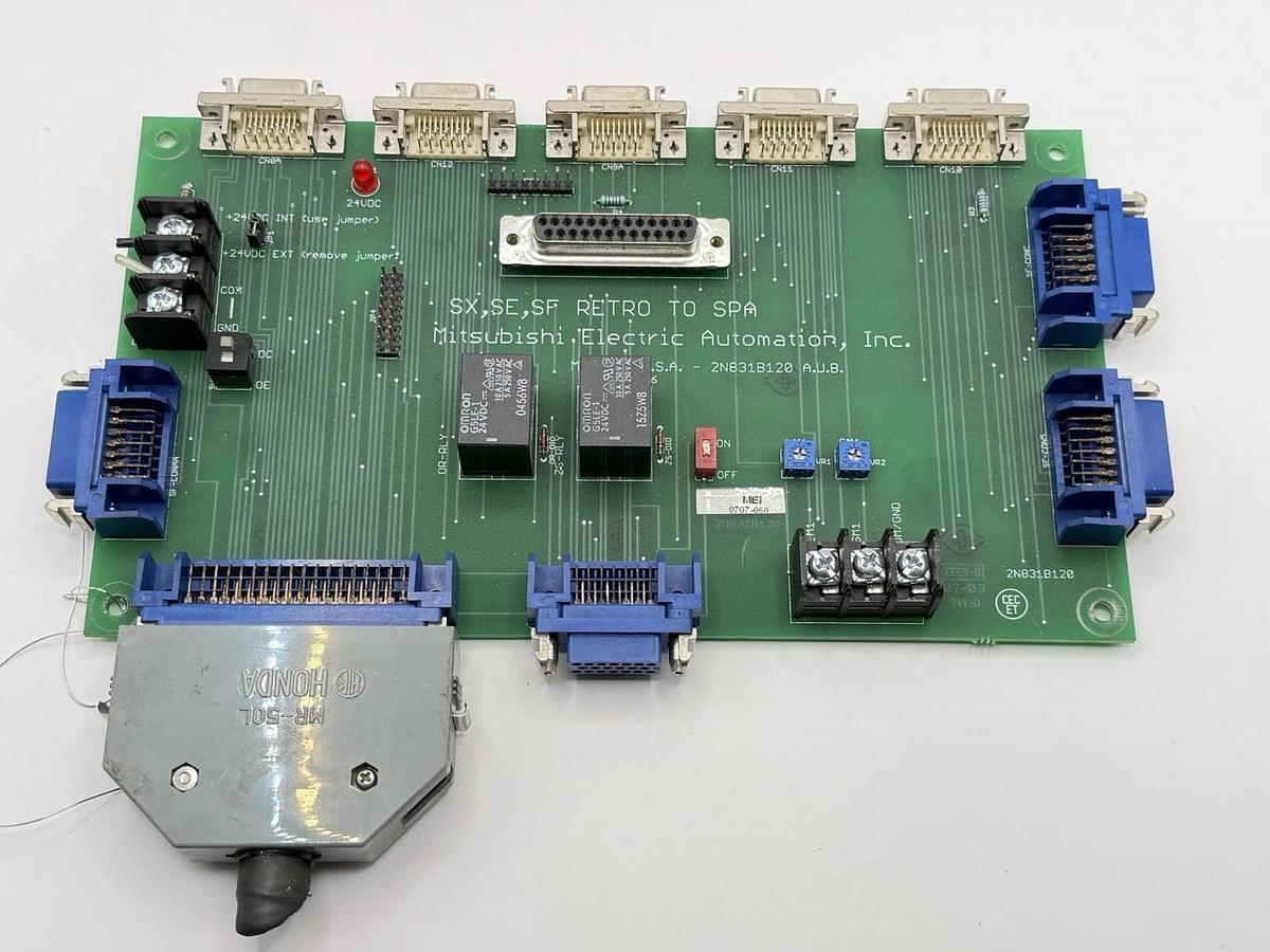 Used Mitsubishi Electric Automation - SX, SE, SF Retro To SPA Board 2N831B120 A.U.B.