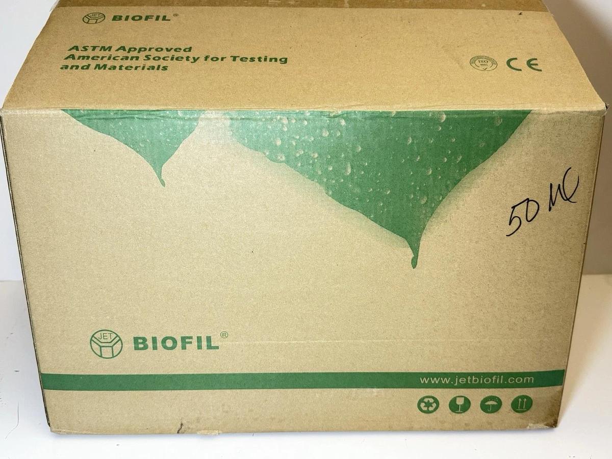 Used BIOFIL ATB-000-050 Robotic tips 50uL (10racks/box) 5 boxes/case - New Sealed