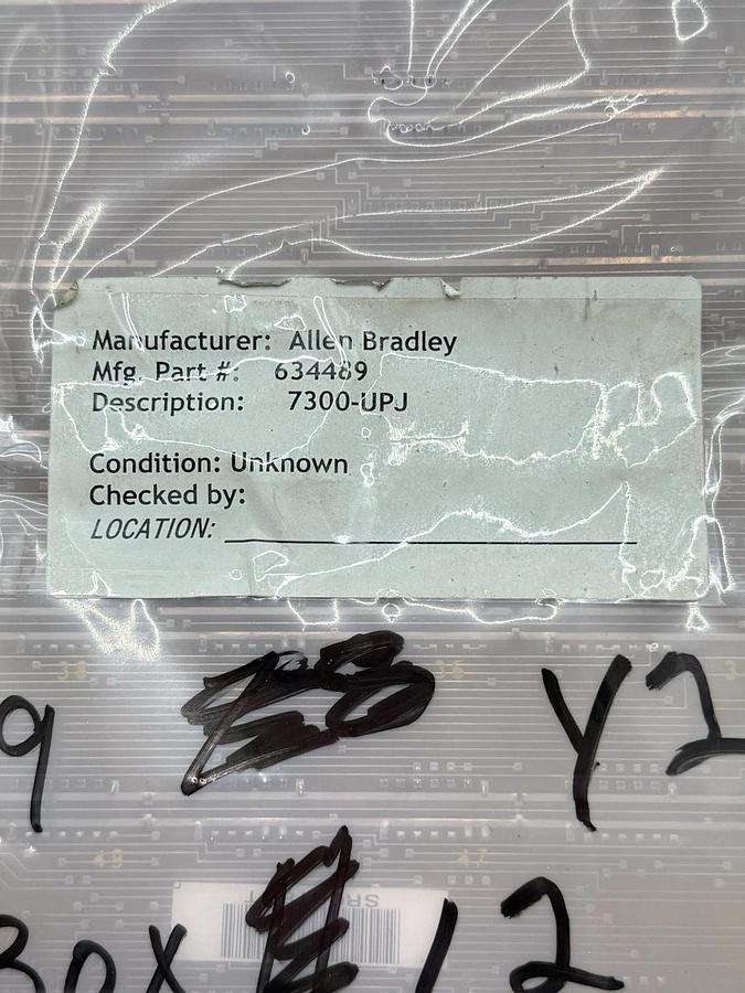 Used Allen Bradley 7300-UPJ / 7300UPJ