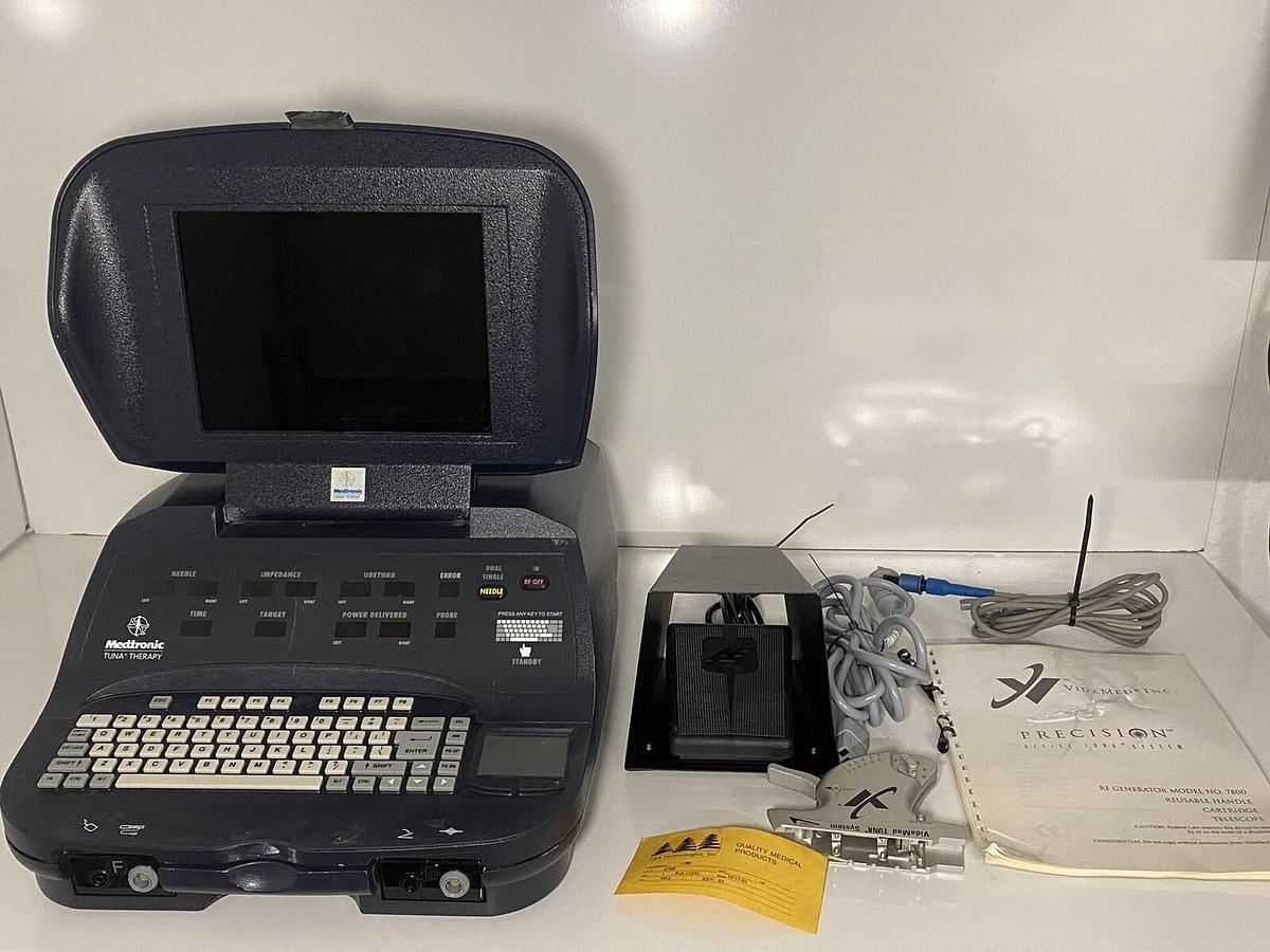Used Medtronic Tuna Therapy Model 7900 Generator With Backpack Carrier & Accessories