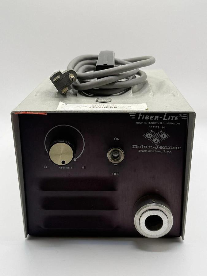 Used Dolan Jenner 180 Fiber-Lite High Intensity Illuminator Light Source Microscope
