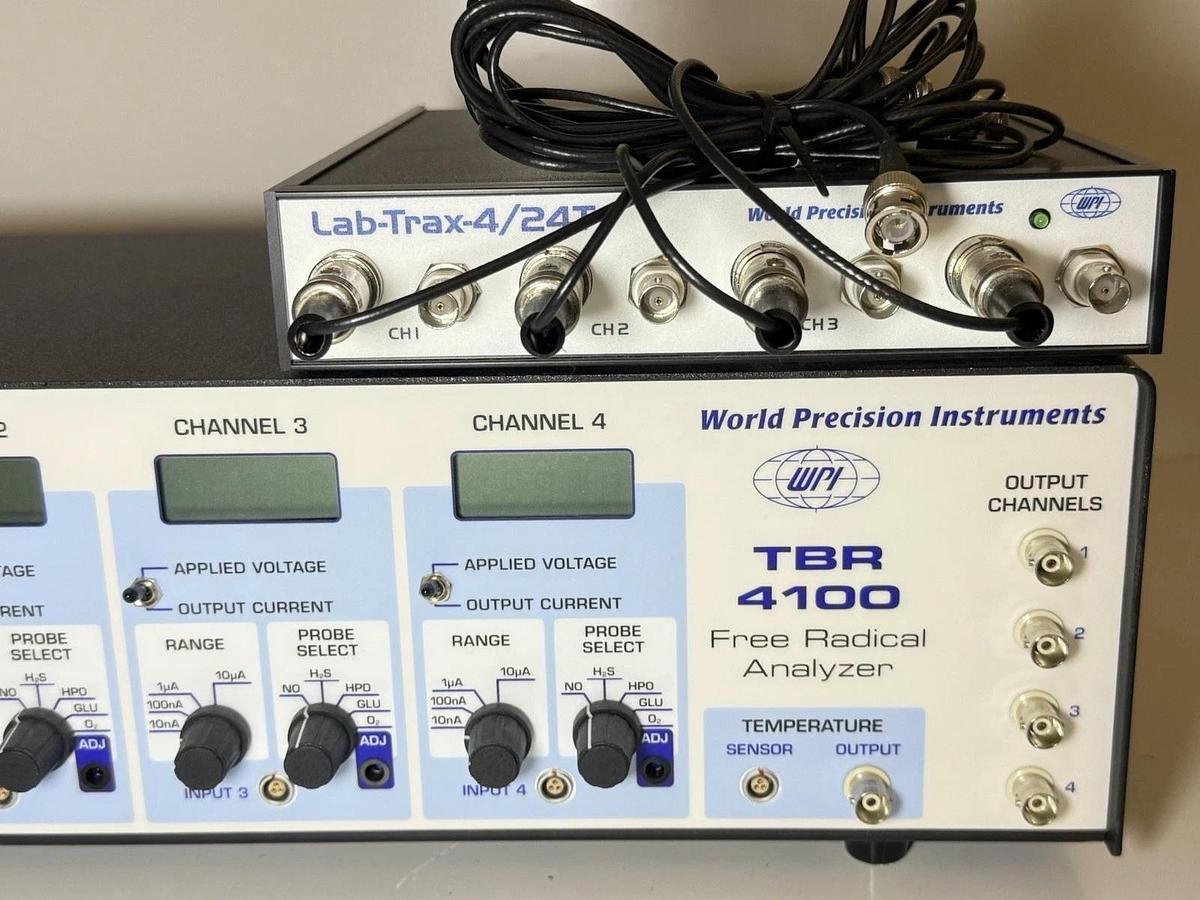 Used World Precision Instruments Free Radical Analyzer TBR 4100 & Lab-trax-4-24T