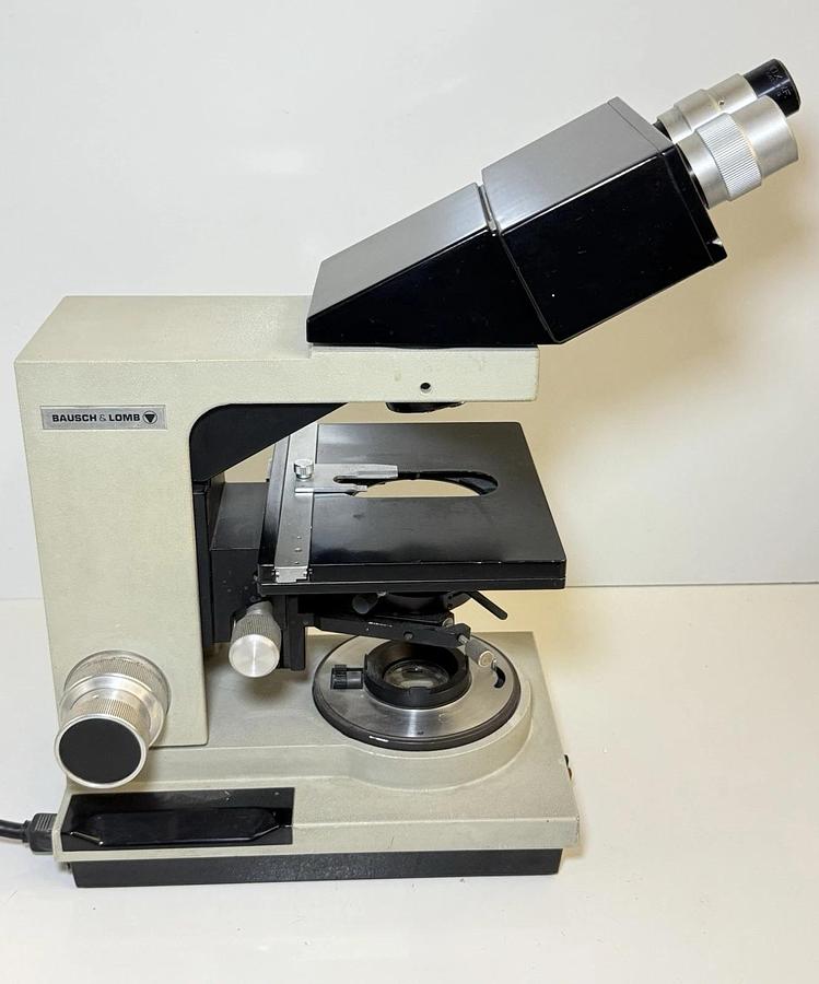 Used Bausch & Lomb Balplan Binocular Microscope with Power cord