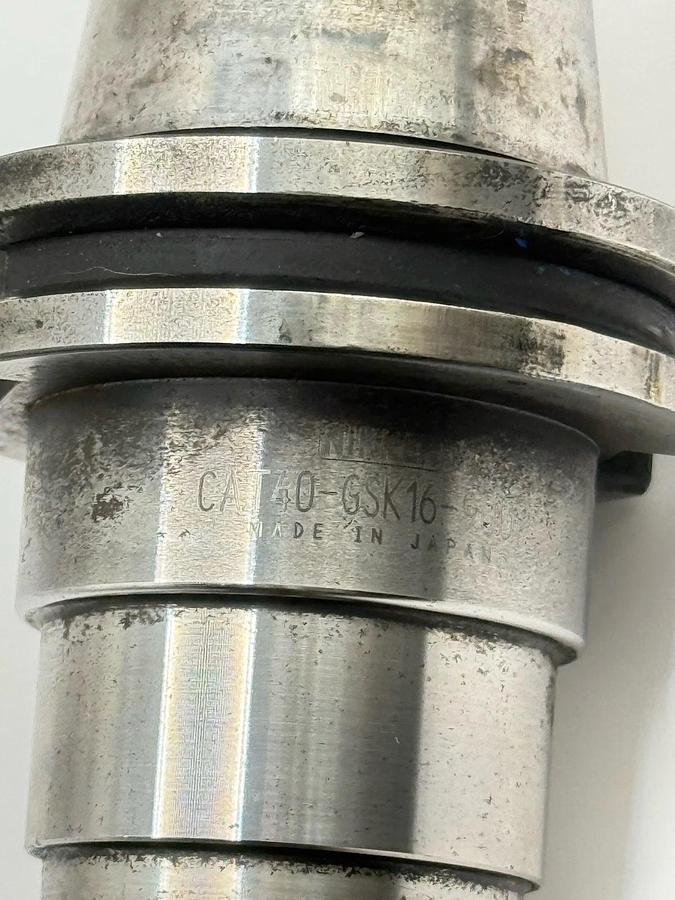 Used Nikken Collet Chuck Extension CAT40 GSK16 900P - CNC Tool Holder