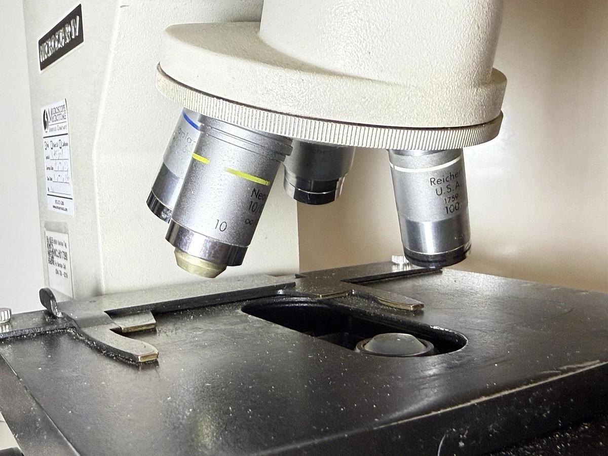 Used Reichert Microstar IV Series Model 410 Compound Microscope - 4 Objectives