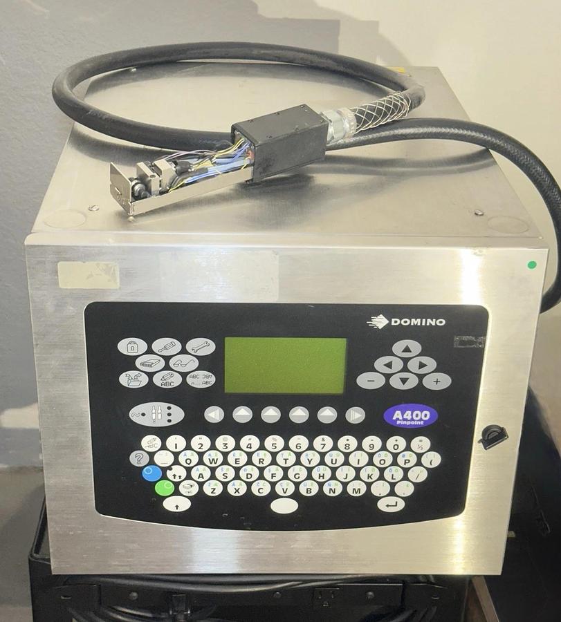 Used Cryo Bio System - DOMINO A400 MP PinPoint Continuous Inkjet Printer