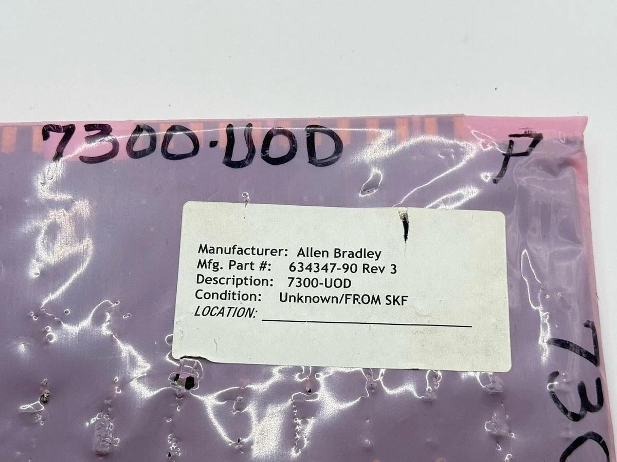Used Allen Bradley 7300-UOD/ 7300UOD