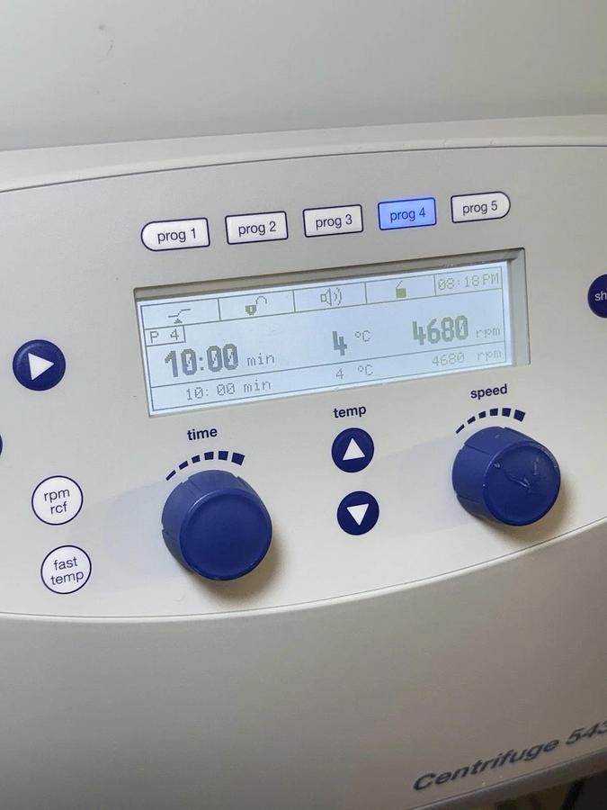 Used Eppendorf 5430R Refrigerated Centrifuge w/ F 45-30-11 Rotor