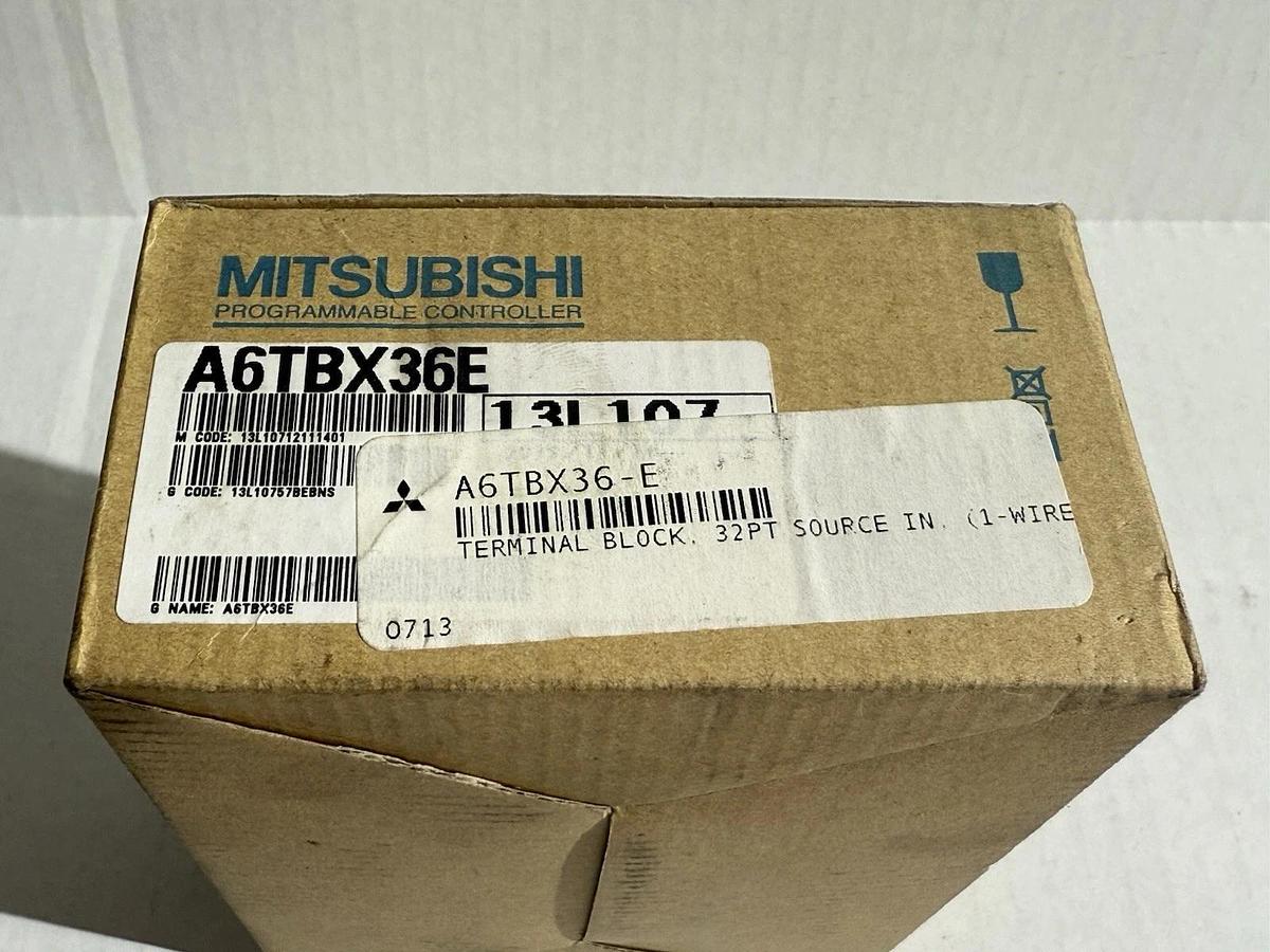 Used NEW Mitsubishi Electric A6TBX36E A6TBX36-E Terminal Board Block
