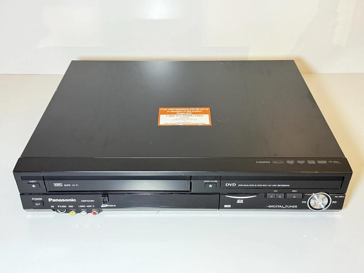 Used Panasonic DMR-EZ48V DVD Recorder VHS VCR Player