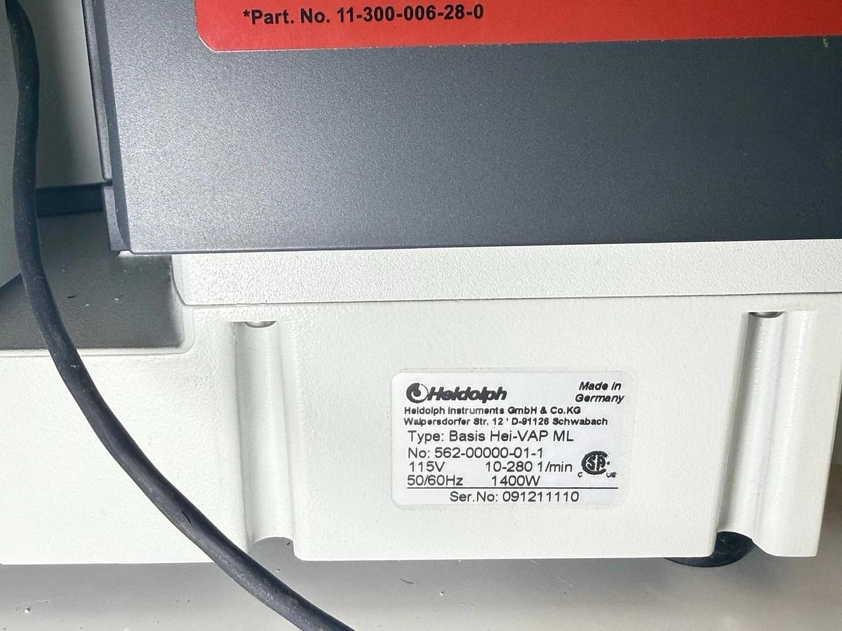 Used Heidolph Basis Hei-VAP ML Rotary Evaporator with Heating Bath Hei-VAP