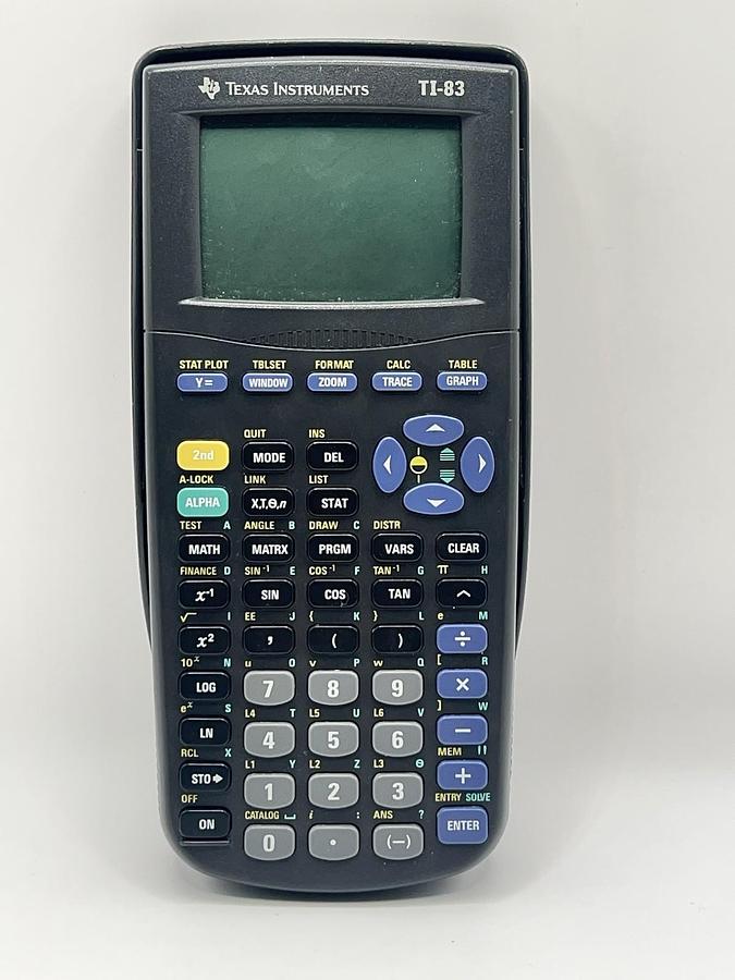 Used Texas Instruments TI-83 Plus Graphic Calculator - Tested Working